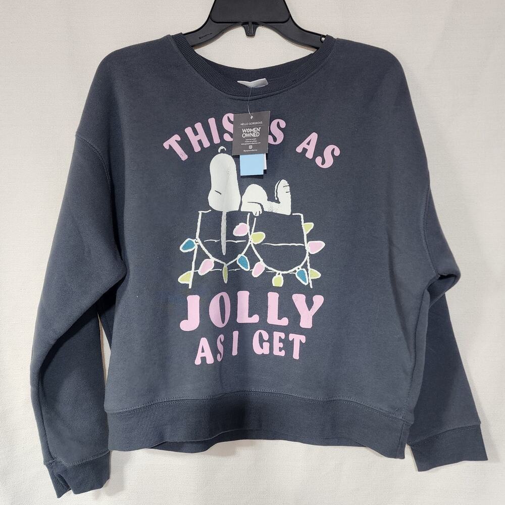 Snoopy ''This is as jolly as i get'' women's small Grayson/threads